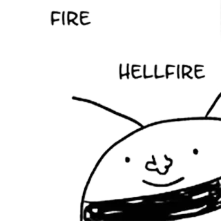 🔥 FIRE
HELLFIRE feu, feu infernal, dessin animé, dessin, texte, flammes, chaleur telegram sticker