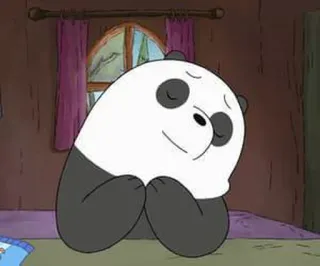 🐼 Panda We Bare Bears Panda, We Bare Bears, Desenho animado telegram sticker