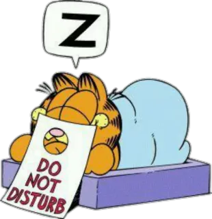 Garfield - Paulinha telegram stickers