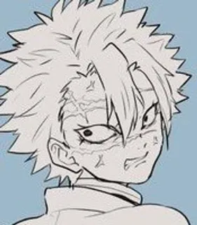 😡 Sanemi Shinazugawa Demon Slayer Anime, Demon Slayer, Sanemi Shinazugawa, Pilastro del Vento, Sfregiato, Personaggio anime telegram sticker