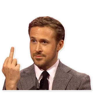 🖕 middle finger, offensive, gesture, insult, rude telegram sticker