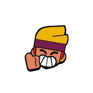 👍 Brawl Stars Character Brawl Stars postać, gra, brawl stars, kreskówka, animowany telegram sticker
