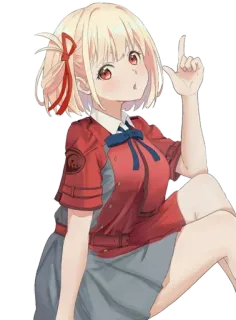 😍 Chisato Nishikigi Lycoris Recoil Anime, Personaje, Chica, Uniforme, Lycoris Recoil, Chisato Nishikigi telegram sticker