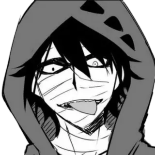 😛 Zack Angels of Death Anime, Manga, Horror, Personaggio, Zack, Angels of Death telegram sticker