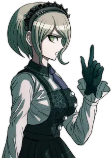☝ Kirumi Tojo Danganronpa V3: Killing Harmony Anime, Gra wideo, Postać, Pokojówka, Danganronpa whatsapp sticker