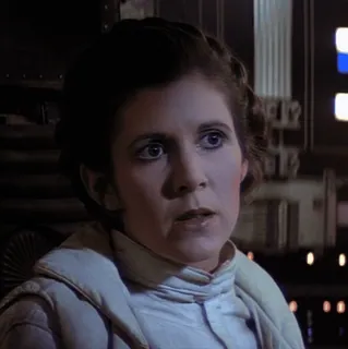 💫 Princess Leia Star Wars princess leia, star wars, movie character, leia organa, science fiction, film telegram sticker
