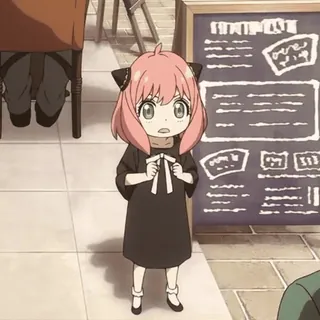 🪄 Anya Forger Spy × Family anya forger, anime, spy x family, słodkie, kreskówka, kawaii telegram sticker