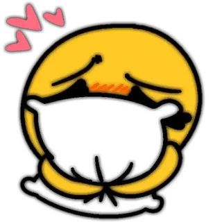 🗝 อีโมจิ, กอด, ความรัก, น่ารัก, คาวาอิ telegram sticker