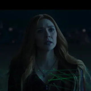 😠 Scarlet Witch Алая Ведьма, Элизабет Олсен, Marvel, Мстители, Супергерой whatsapp sticker