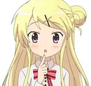 🤔 애니메이션 소녀, 귀여운, 캐릭터, 만화, 일러스트, 그림 telegram sticker