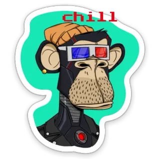 Bored Apes whatsapp stickers