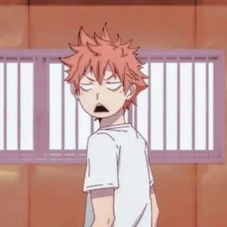 🏐 Hinata Shoyo Haikyuu!! Anime, Volleyball, Manga, Dessin animé, Hinata Shoyo, Haikyuu whatsapp sticker