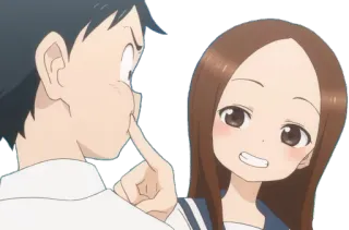😏 Takagi Karakai Jouzu no Takagi-san Anime, Desenho animado, Fofo, Takagi, Karakai Jouzu no Takagi-san telegram sticker