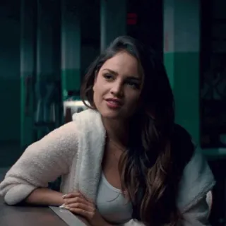 🚘 woman, person, portrait, Eiza Gonzalez telegram sticker