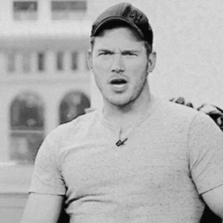 🎵 Chris Pratt acteur, célébrité, homme, portrait telegram sticker
