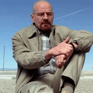 🌓 Walter White Breaking Bad drugs, crime, tv show, meth, heisenberg telegram sticker