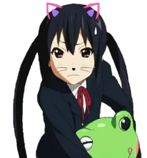 Azunyan @Anak_kucing_stiker telegram stickers