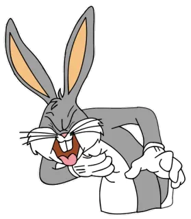 🤢 Bugs Bunny Looney Tunes Dibujos animados, Conejo, Divertido, Animación, Clásico telegram sticker