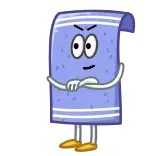 😉 Towelie South Park ผ้าขนหนู, การ์ตูน, กัญชา, คนขี้ยา telegram sticker