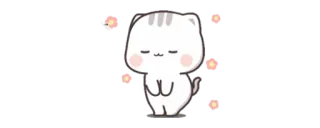 🔰 cat, cute, animal, cartoon, kawaii telegram sticker