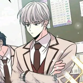 🍚 Anime, Manga, Seragam sekolah, Karakter, Anak laki-laki, Ganteng telegram sticker
