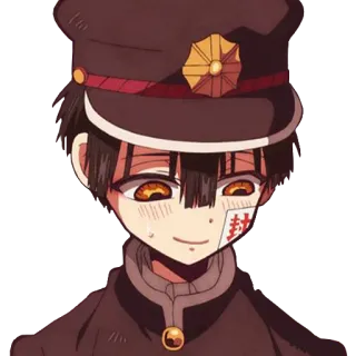 😳 Hanako Toilet-Bound Hanako-kun アニメ, マンガ, 制服, 可愛い, 花子くん telegram sticker