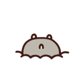 👌 mèo, nhìn trộm, dễ thương, ẩn nấp, động vật, kawaii telegram sticker