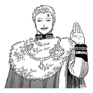 🖐 Yuno Black Clover anime, manga, Yuno, Black Clover, character whatsapp sticker