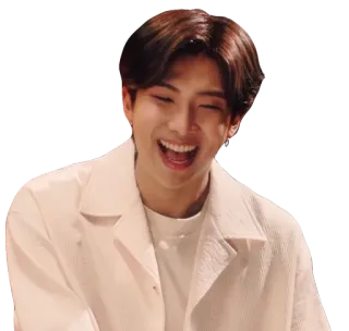 😆 RM kpop, idol, lächeln, glücklich, bangtan, rm, musik telegram sticker