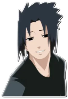 😌 Sasuke Naruto Anime, Sasuke, Naruto, Kreskówka, Postać, Manga telegram sticker