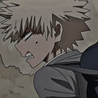 ❤️‍🔥 Bakugo My Hero Academia Anime, Cartoon, Personage, Held, Manga telegram sticker