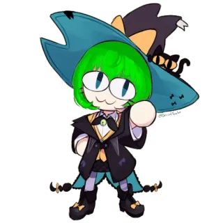 ✨ Animé, Manga, Sorcière, Mignon, Personnage, Fantaisie whatsapp sticker