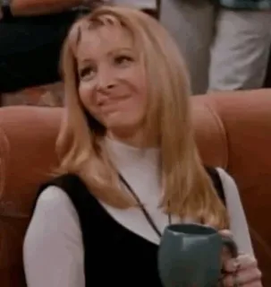 ☕ Phoebe Buffay Friends Phoebe, Friends, Sitcom, Serial TV, Komedia, Lisa Kudrow telegram sticker