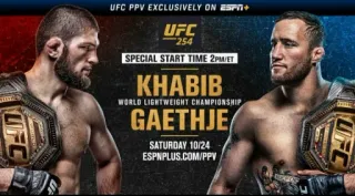 🙈 Khabib UFC 254 UFC PPV EXCLUSIVELY ON ESPA+ lucha, campeonato, mma, khabib, gaethje whatsapp sticker