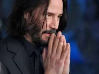 🙏 Keanu Reeves Keanu Reeves, Schauspieler, Mann, Promi telegram sticker