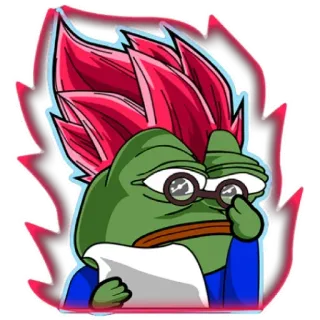 😁 Pepe the Frog Pepe, frog, meme, character, internet telegram sticker