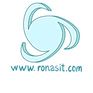 © www.ronasit.com website, ronasit, company, logo, business telegram sticker