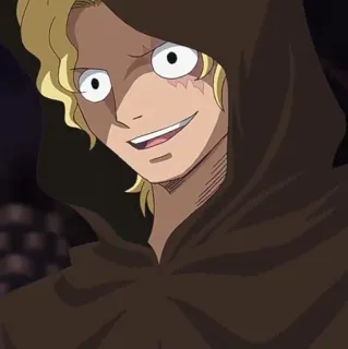 🔥 Sabo One Piece Anime, Personagem, Sorriso, Cicatriz, Sabo telegram sticker