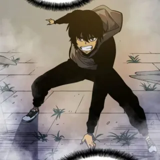 🔥 Anime, Acción, Personaje, Luchador, Artes marciales telegram sticker