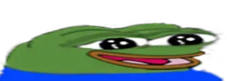😊 Pepe the Frog pepe, żaba, mem, kultura internetu, kreskówka telegram sticker
