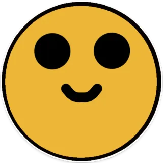 🙂 Sorriso, Felice, Emoji, Carino, Sticker telegram sticker