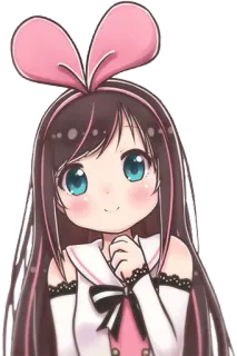 🤔 Kizuna AI Anime, Youtuber Virtual, Kizuna Ai, Kawaii, VTuber, Garota Anime whatsapp sticker