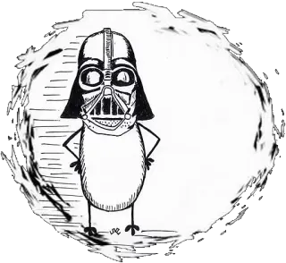 🐽 Darth Vader Star Wars darth vader, star wars, desenho animado, capacete, ficção científica, personagem, fan art telegram sticker