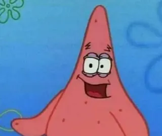 😏 Patrick Star SpongeBob SquarePants Patrick Étoile, Bob l'éponge, Nickelodeon, Dessin animé, Drôle, Personnage whatsapp sticker