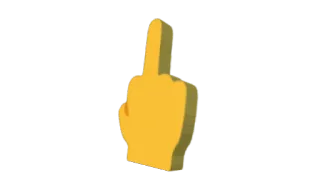 🖕 middle finger, offensive, gesture telegram sticker