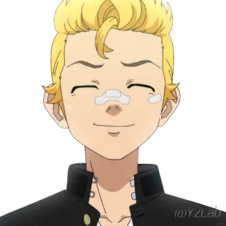 😅 Takemichi Hanagaki Tokyo Revengers Anime, Personnage, Sticker, Tokyo Revengers, Takemichi whatsapp sticker