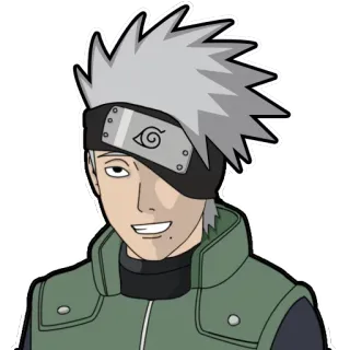 😀 Kakashi Naruto anime, ninja, kakashi, manga whatsapp sticker
