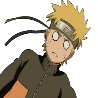 😶 Naruto Uzumaki Naruto anime, manga, naruto, uzumaki, shocked telegram sticker
