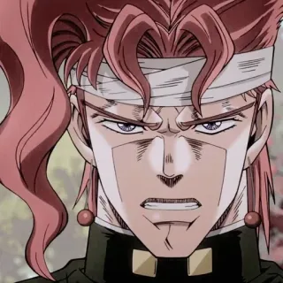 🌟 Noriaki Kakyoin JoJo's Bizarre Adventure Anime, Jojo, Kakyoin, Noriaki Kakyoin, Personnage, Manga telegram sticker