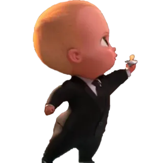 😠 The Boss Baby dessin animé, bébé, boss, film, animation telegram sticker